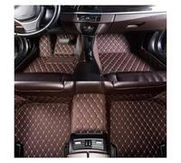 Universales para Coche para Nissan para X-Trail 2011 2012-2013 para Pies Coche Accesorios Interiores Alfombrillas Personalizadas Cuero Artificial Alfombrillas Coche Juego(Marron Oscuro)