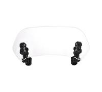 Universales para Motocicleta 210MM, Extensión Parabrisas, Alerón Ajustable con Abrazadera, Pantalla Protectora contra Viento Spoilers(Clear)