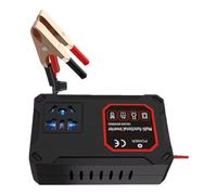 Universally - Adaptador de inversor automático de 200 W cambia de 12 V, 24 V a 220 V para teléfonos, portátiles, dispositivos pequeños, viajes por carretera, camping, inversor de energía de coche