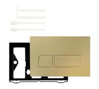 Universals - Placa de actuador de doble descarga montada en la pared, piezas de panel empotrado para UP300 UP320, accesorios de baño de instalación rápida