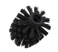 Universals Replacement Toilet Bowl Brush Head, Easy Screw-On Design, Stiff Bristles for Deep Cleaning, Long-Lasting Hygienic Bathroom Accessory in Black/White for Home, Offices, and Commercial Use