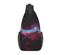 Universe Galaxy Couple Parrots Olive Sling Bag, Mochila de Hombro Paquete de Pecho Causal Crossbody Daypack para Mujeres Hombres Senderismo Viajes