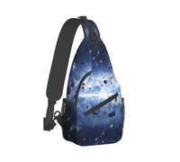Universe Galaxy Crossbody Sling Mochila Sling Bag Casual Daypack Pecho Bolsa Cinturón Bolsa para Correr Senderismo Viajes