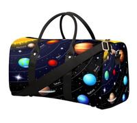 Universe Galaxy Solar System - Bolsa de viaje de viaje con diseño de planeta, bolsa de gimnasio, bolsa plegable para fin de semana, bolsa de noche, bolsa con asa de equipaje para mujeres y hombres,