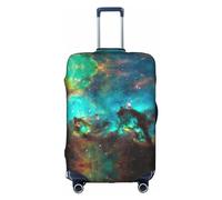Universe Galaxy Space Travel - Funda protectora para maleta, elástica, a prueba de arañazos, varios tamaños, Blanco, L