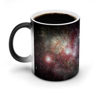 Universe Galaxy Spaces - Taza de café de cerámica sensible al calor con asa que cambia de color, regalos divertidos, 325 ml