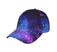 Universe Galaxy Star Space Gorra de béisbol ajustable, estilo polo, unisex, para entrenamiento, actividades al aire libre, todas las estaciones, color negro