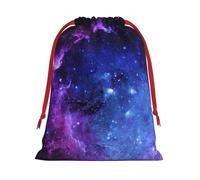 Universe Galaxy Star Space Print - Bolsas de regalo con cordón para Navidad, fiestas de vacaciones, varios tamaños