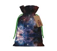Universe Milky Way - Bolsas de regalo reutilizables con estampado de galaxia, bolsas de regalo con cordón para joyas y regalos, para ocasiones festivas