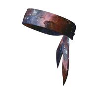 Universe Milky Way - Diadema con estampado de galaxia y nebulosa para mujeres y hombres, diademas ninja, diadema ajustable que absorbe la humedad