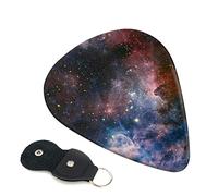 Universe Milky Way Galaxy Guitar Plectrum Juego de 6 piezas para guitarra acústica, guitarra eléctrica, bajo, ukelele: fino, mediano y grueso