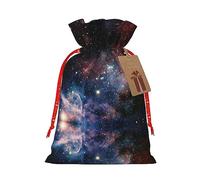 Universe Milky Way Galaxy Print Bolsas de regalo de varios tamaños, bolsas de regalo para celebraciones, reutilizables para cumpleaños y eventos especiales