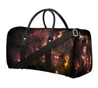 Universe Nebula - Bolsa de viaje para mujeres, hombres, niñas, niños, universo, espacio, fin de semana, bolsas de noche de 22.7 L, bolsa de equipaje de cabina para deportes, gimnasio, yoga, color,