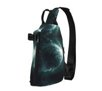 Universe Planet Print Cross Bag Casual Sling Mochila,Mochila para Viajes,Senderismo,Paquete de Hombro para Gimnasio