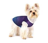 Universe With Stars Galaxy Interstellar - Camiseta de algodón para mascotas, sin mangas, elástica, para cachorros, chaleco suave para mascotas pequeñas
