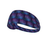 Universe With Stars Galaxy Interstellar Printing One-Pack Cómoda diadema elástica para ejercicio, banda atlética, 4.3 x 13.4 pulgadas, suave y transpirable