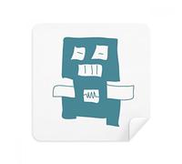 Universe y Alien - 2 piezas de gamuza limpiadora de gamuza de gamuza, color azul