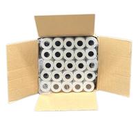 UniversGraphique 50 Rollos de Papel Blanco Térmico para Recibos Mini Rollos para TPV 57 x 30 mm sin BPA