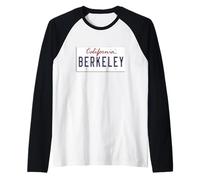 Universidad de Berkeley, San Francisco, Área de la Bahía de California Camiseta Manga Raglan