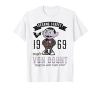 Universidad de Dibujos Animados de Sesame Street Squad Count, campeón de béisbol Camiseta