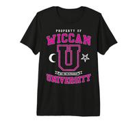 Universidad de Wiccan Hex The Patriarchy Vintage Witch Varsity Camiseta Premium