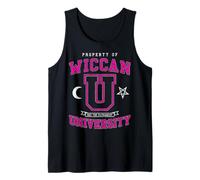 Universidad de Wiccan Hex The Patriarchy Vintage Witch Varsity Camiseta sin Mangas