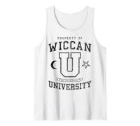 Universidad de Wiccan Hex The Patriarchy Vintage Witch Varsity Camiseta sin Mangas