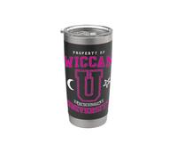 Universidad de Wiccan Hex The Patriarchy Vintage Witch Varsity Vaso térmico de acero inoxidable de doble pared