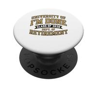 Universidad jubilada de Clase 2026 He Terminado PopSockets PopGrip Adhesivo
