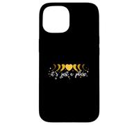 Universidad Varsity-Gold Moon Phase Heart - Lo superaré. Carcasa para iPhone 15