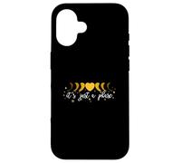 Universidad Varsity-Gold Moon Phase Heart - Lo superaré. Carcasa para iPhone 16
