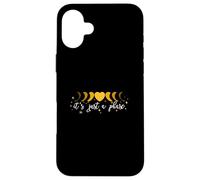 Universidad Varsity-Gold Moon Phase Heart - Lo superaré. Carcasa para iPhone 16 Plus