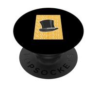 Universidad Varsity-Gold STAY PAID University Varsity-Gold PopSockets PopGrip Adhesivo