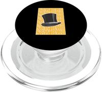 Universidad Varsity-Gold STAY PAID University Varsity-Gold PopSockets PopGrip para MagSafe