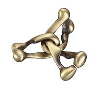 University Games Hanayama Level 6 Cast Metal Brain Teaser Puzzle - Trinity
