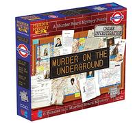 University Games Party Mystery Case Files Puzzle Murder on The Underground, Multicolor, Talla única (33272)