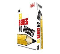 University Games Si Bebes No Dibujes Juego de Mesa para 2-8 Jugadores, Party Game Divertido y Creativo con Cartas de Personaje, Acción y Localización, para Mayores de 18 Años