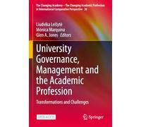 University Governance, Management and the Academic Profession: Transformations and Challenges