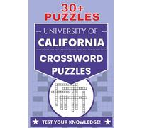 University of California Crossword Puzzles: Crossword Puzzles with Easy to Read Print about the University of California, Oksi the Bear, and More | ... Alumni, and Fans. Lots of Fun and Relaxation