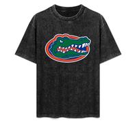 University of Florida Logo Gators College Men's T-Shirt Unisex Black Cotton Print tee Shirts XXL