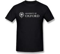 University of Oxford Logo Mens Camiseta Casual Negro Unisex Tee, Negro , XXL