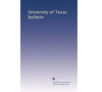 University of Texas bulletin: Volume 66