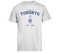 University of Toronto Camiseta De Manga Corta De Hombre Gris