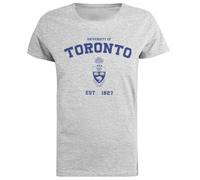 University of Toronto Camiseta De Manga Corta De Mujer Gris