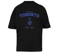 University of Toronto Camiseta Extragrande Negra Baggy tee Unisex