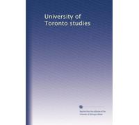 University of Toronto studies: Volume 2