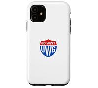 University of West Georgia UWG Wolves Go West Shield Logo Carcasa para iPhone 11