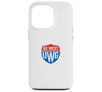 University of West Georgia UWG Wolves Go West Shield Logo Carcasa para iPhone 13 Pro