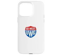 University of West Georgia UWG Wolves Go West Shield Logo Carcasa para iPhone 15 Pro MAX