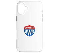 University of West Georgia UWG Wolves Go West Shield Logo Carcasa para iPhone 16 Plus